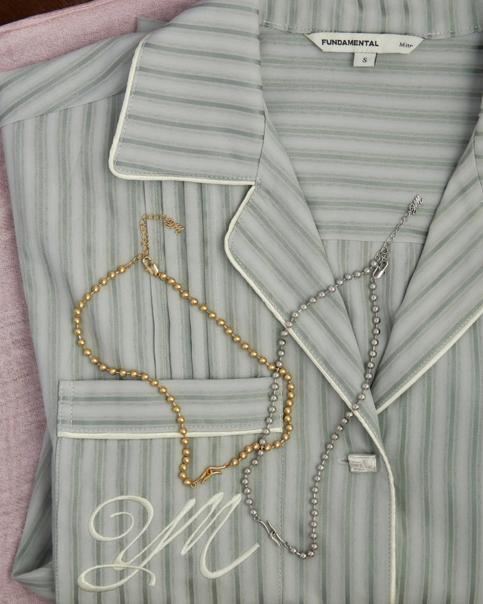 YVIS Hooked Brass Necklace - FUNDAMENTAL Mitr X YVIS