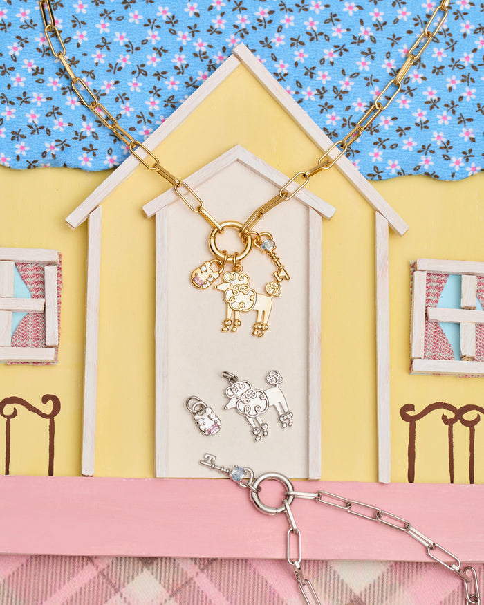 YVIS Keyring Brass Necklace - Casa Collection