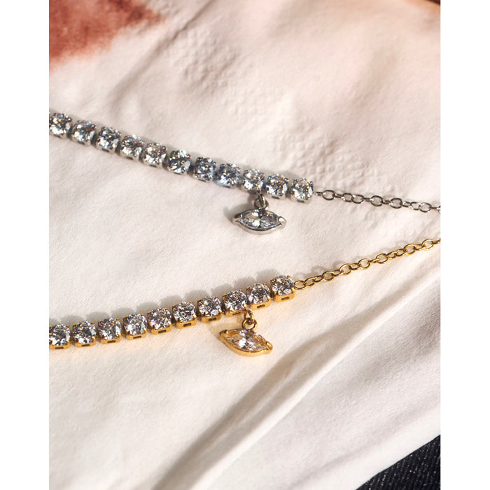 YVIS Marquise Eye Stainless Steel Bracelet - YVIS X FABRIQUE