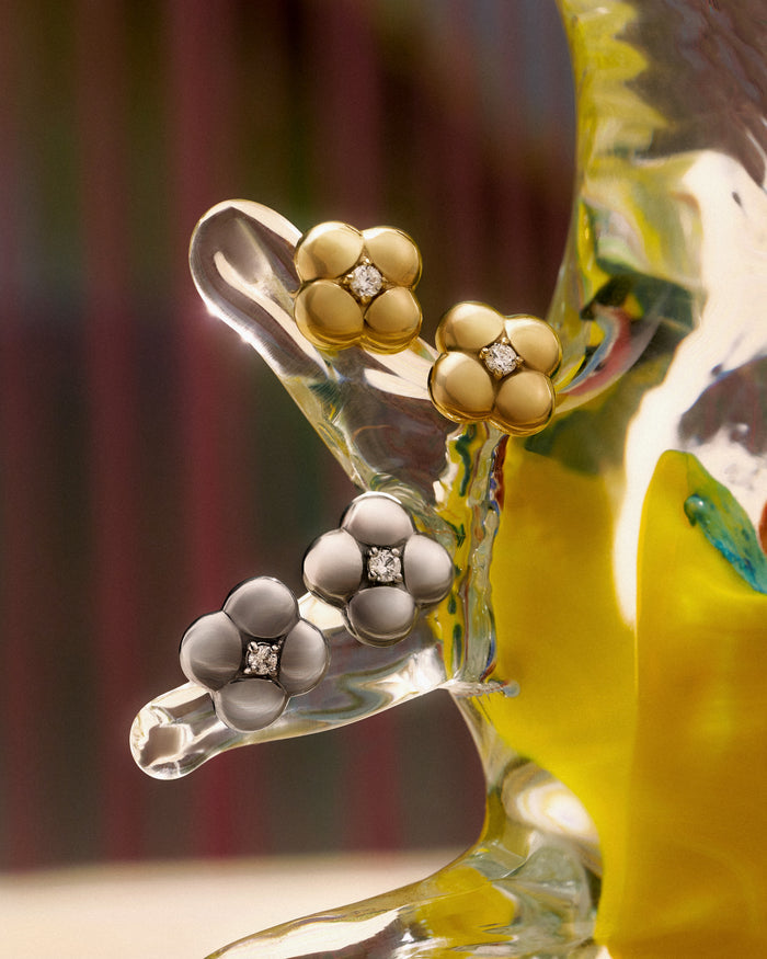 YVIS Mini Clover Stainless Stud Earrings - Waterproof Collection