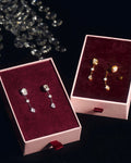 YVIS Mixed Cut Dangle Stainless Steel Earrings - YVIS X FABRIQUE