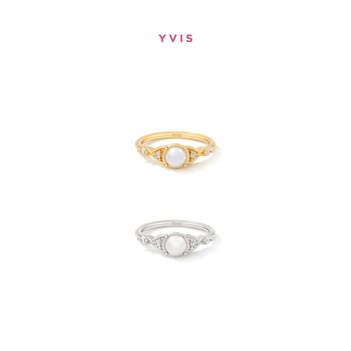 YVIS Moonlit Brass Ring - Swanlake Collection