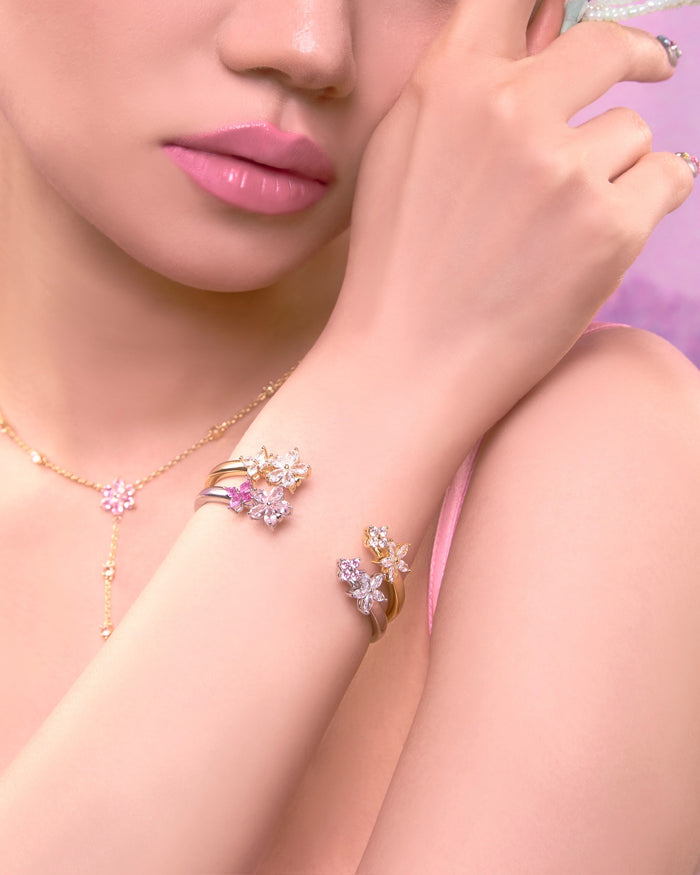 YVIS Mythic Flora Brass Bangle - Posy Collection