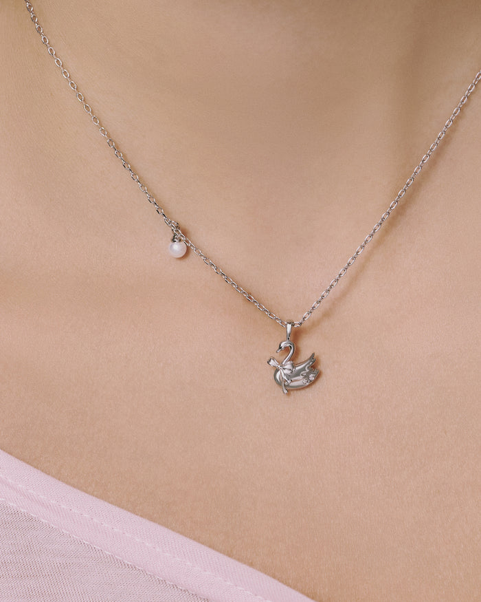 YVIS Odette Brass Necklace - Swanlake Collection