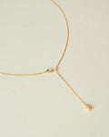 YVIS Oval Drop Brass Necklace - FUNDAMENTAL Mitr X YVIS