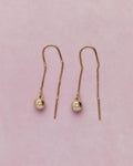 YVIS Pitcher Brass Threader Earrings - FUNDAMENTAL Mitr X YVIS