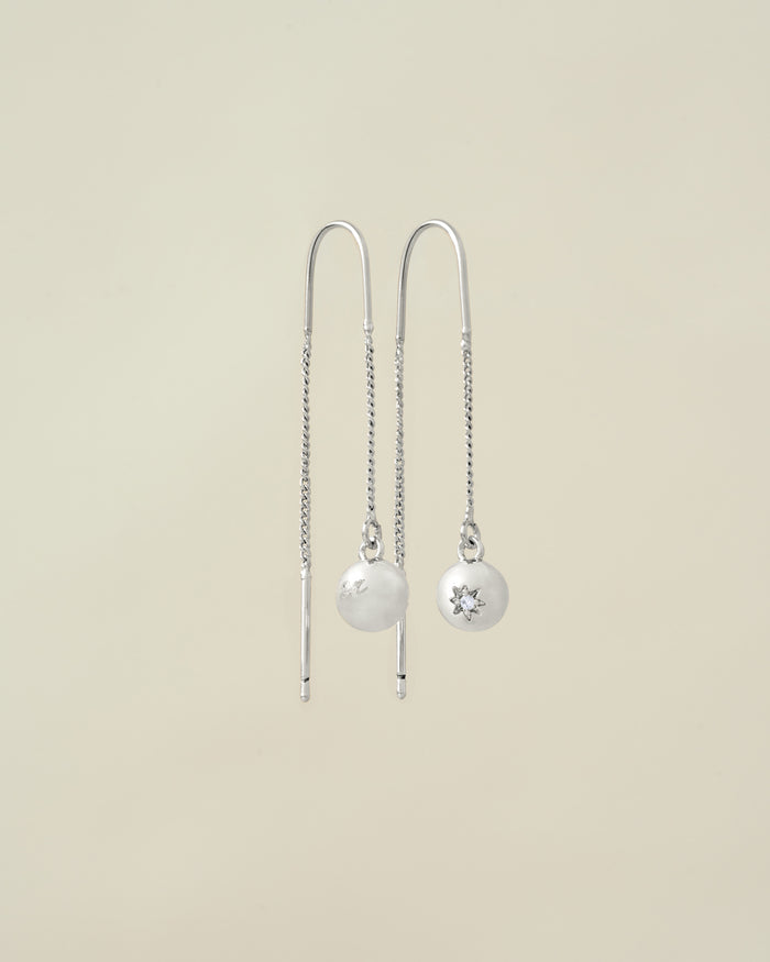 YVIS Pitcher Brass Threader Earrings - FUNDAMENTAL Mitr X YVIS
