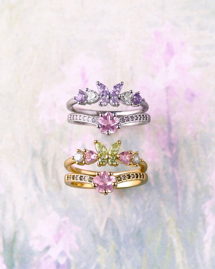 YVIS Pollen Brass Ring Set - Posy Collection