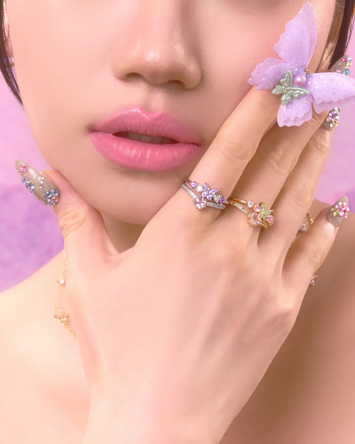 YVIS Pollen Brass Ring Set - Posy Collection