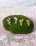 YVIS Posy Brass Stud Earrings - Posy Collection