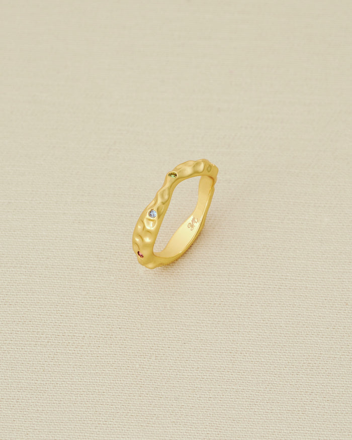 YVIS Puddle Brass Ring - FUNDAMENTAL Mitr X YVIS