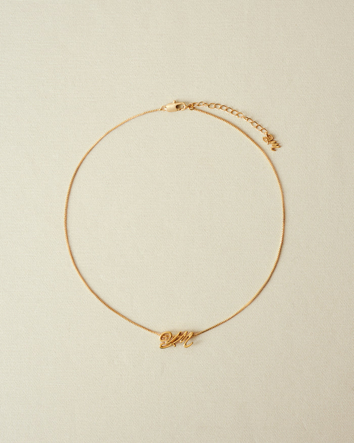 YVIS Signature Brass Necklace - FUNDAMENTAL Mitr X YVIS