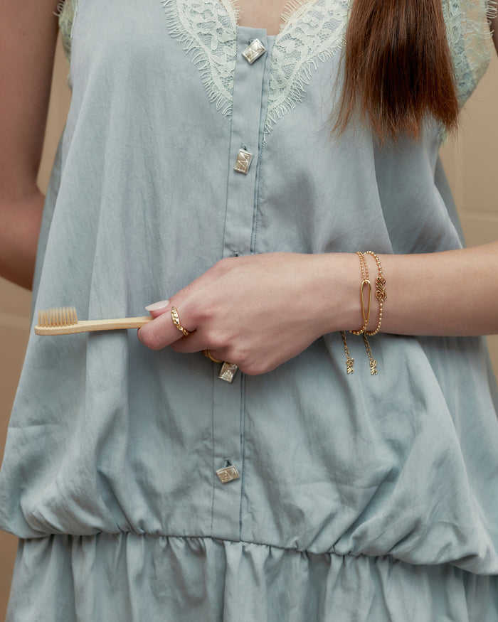 YVIS Spatula Brass Bracelet - FUNDAMENTAL Mitr X YVIS
