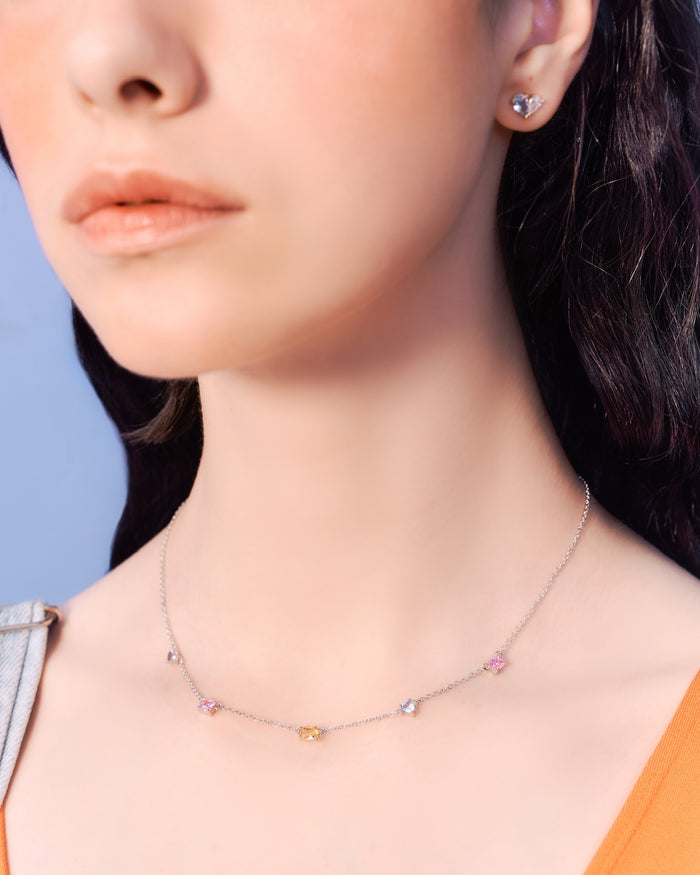 YVIS Swatch Brass Necklace - Palette Collection