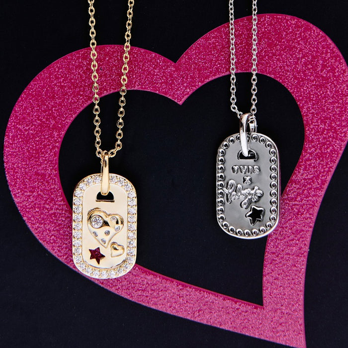 YVIS Tag Brass Necklace - YVIS Shades X Paloy H.