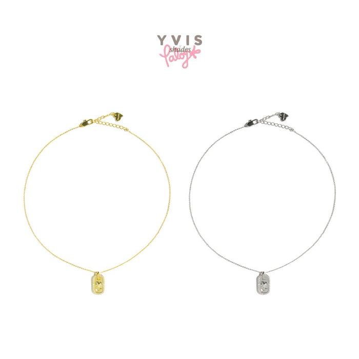 YVIS Tag Brass Necklace - YVIS Shades X Paloy H.