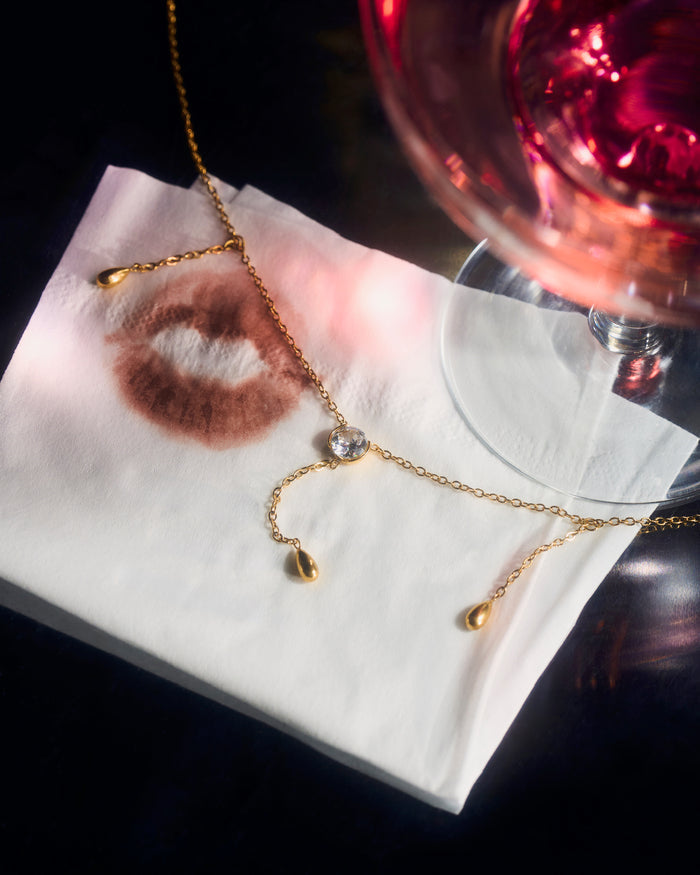 YVIS Triad Drop Stainless Steel Necklace - YVIS X FABRIQUE